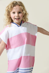 Kids Hooded Towel - Pink Blue