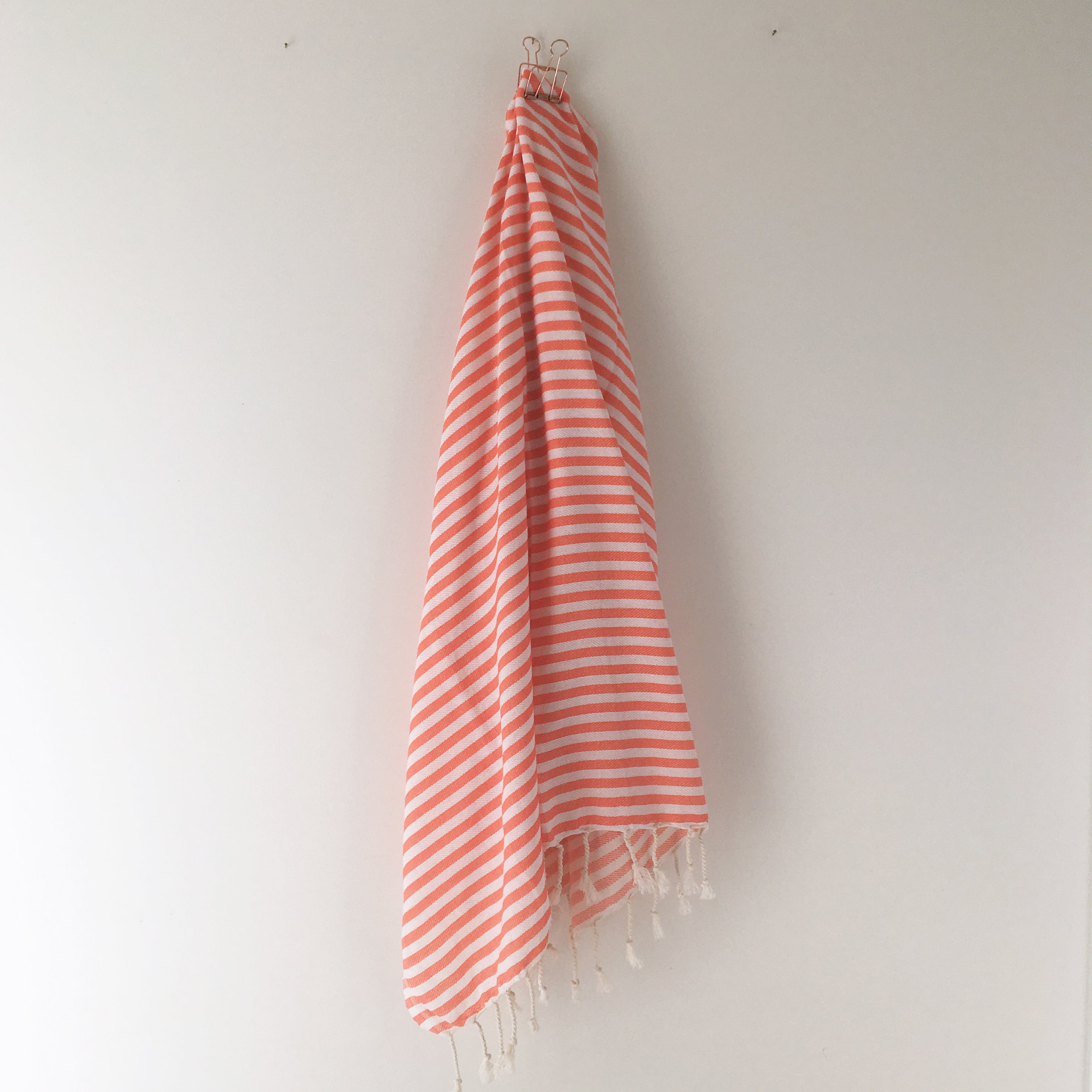 St Tropez Turkish Towel Coral