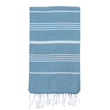 Classic Turkish Towel Aegean Blue - presale